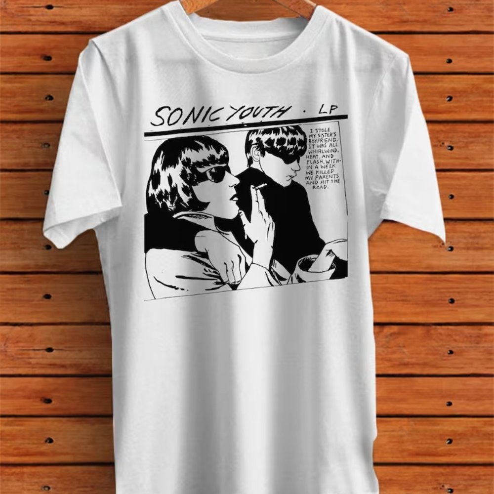 Sonic Youth band t-shirt indie rock roll - 90s retro music- goo T-Shirt